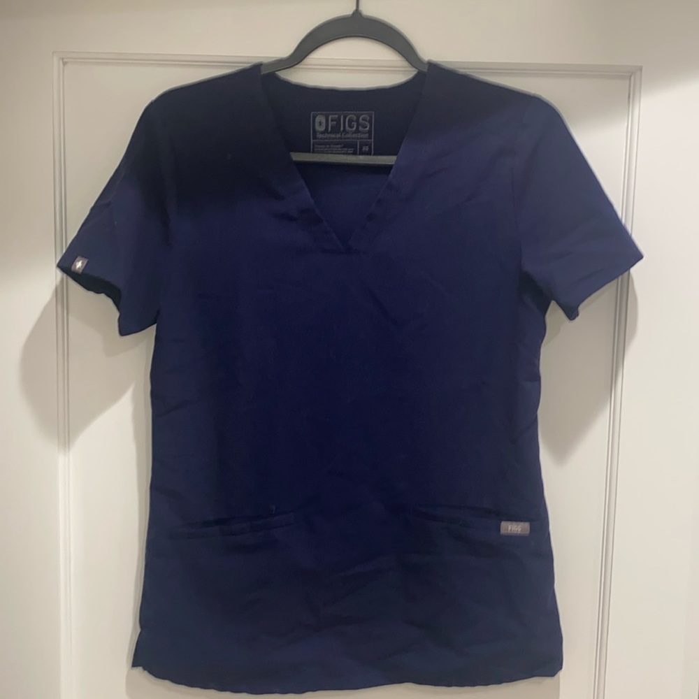 figs scrub top xs